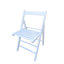 2 chaises pliantes blanches, en bois massif, siège à dossier ouvert confortable, peu encombrant, solide et, pour plusieurs emplacements, 220 lb, siège à 2 places, polyvalent, léger, solide,