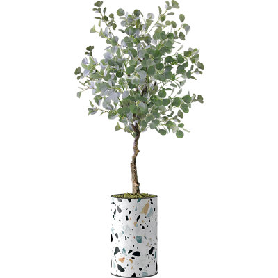 42 po Eucalyptus artificiel en pot