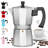 Zulay Kitchen Classic Stovetop Espresso Maker Moka Pot Authentic Italian Style