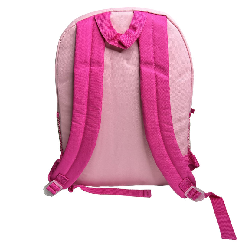 Sac à dos d'école rose Hello Kitty 16 po avec poches avant et latérales