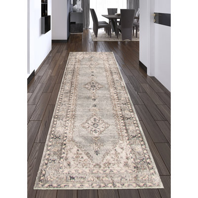 Tapis ivoire / brun Bijar