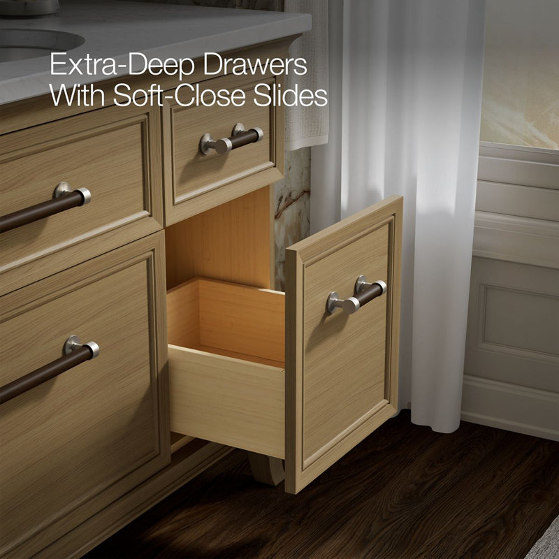 Artifacts 48 In. Bathroom Vanity Cabinet, Cream