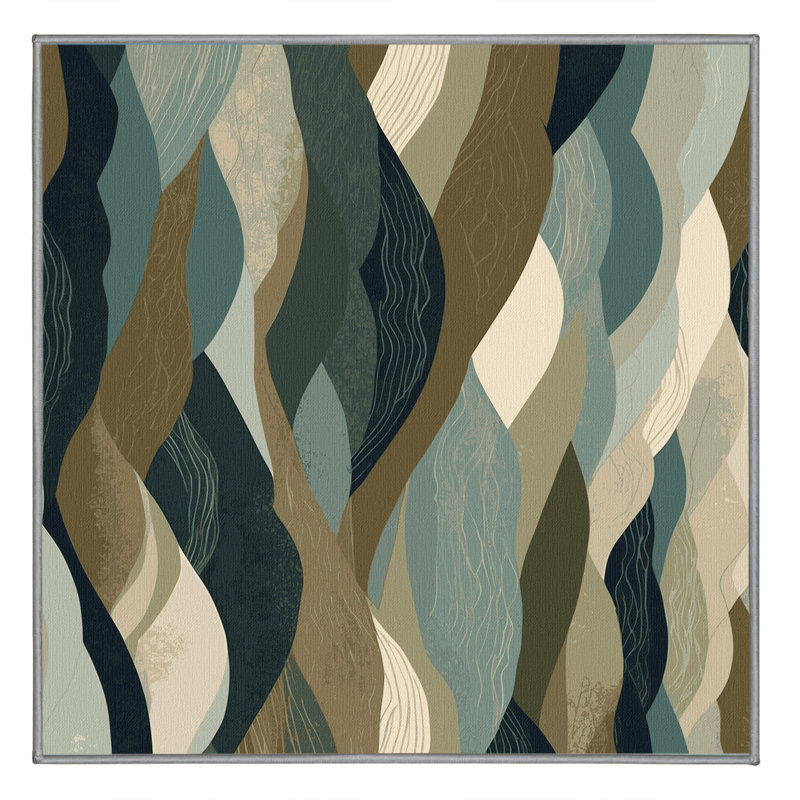 Starlit Echoes Rug, Square 5'
