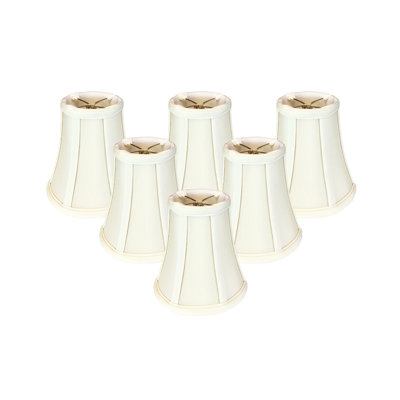 Royal Designs, Inc. BSO-704FC-6eg-6 Abat-jour de base en forme de cloche véritable avec pince à flamme, 3,5 x 6 x 6,25, coquille d'œuf, paquet de 6