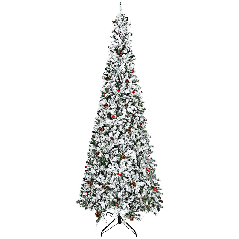 Arbre de Noël artificiel enneigé, 8.9'