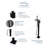 Roslyn 1 Handle Floor Tub Filler with Diverter-47589016