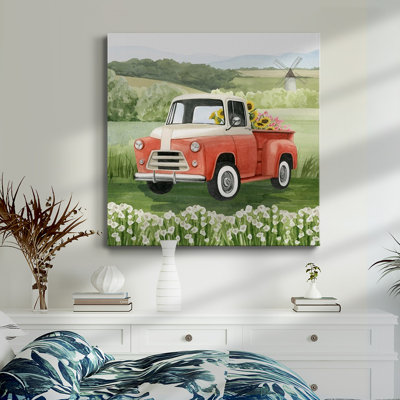 Flower Farm I-Premium Gallery Wrapped Canvas - Ready to Hang