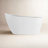Maya 55" x 28" Freestanding Soaking Acrylic Bathtub-84448392