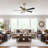 52" 6-Speed Dimmable LED Ceiling Fan with Light and Remote Control, 3 Color Lights, Reversible DC Motor, Double-Sided Wood Blades, 4"/10" Downrods-1019938420