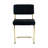 Upholstered Counter Stool with Metal Frame-94413542-94413543