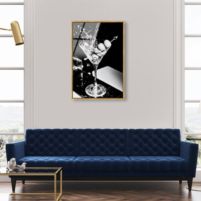 Chill Time III Print by Oliver Gal, 46"H x 31"W, Gold Floater Frame