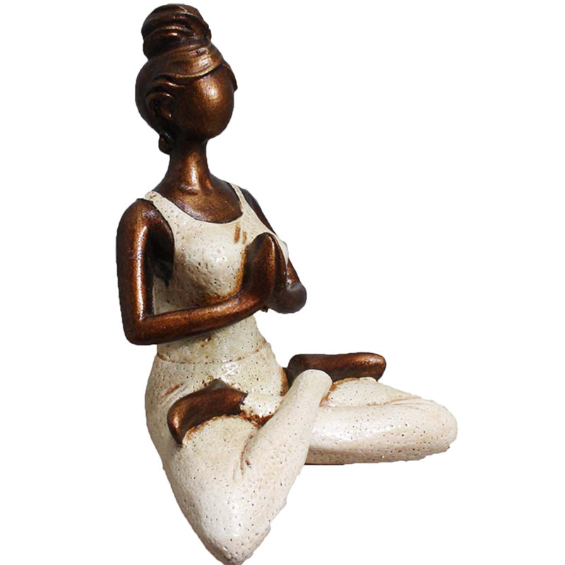 Alorton Religious & Spiritual Figurines & Sculptures, White, 8" H x 6" W x 6" D