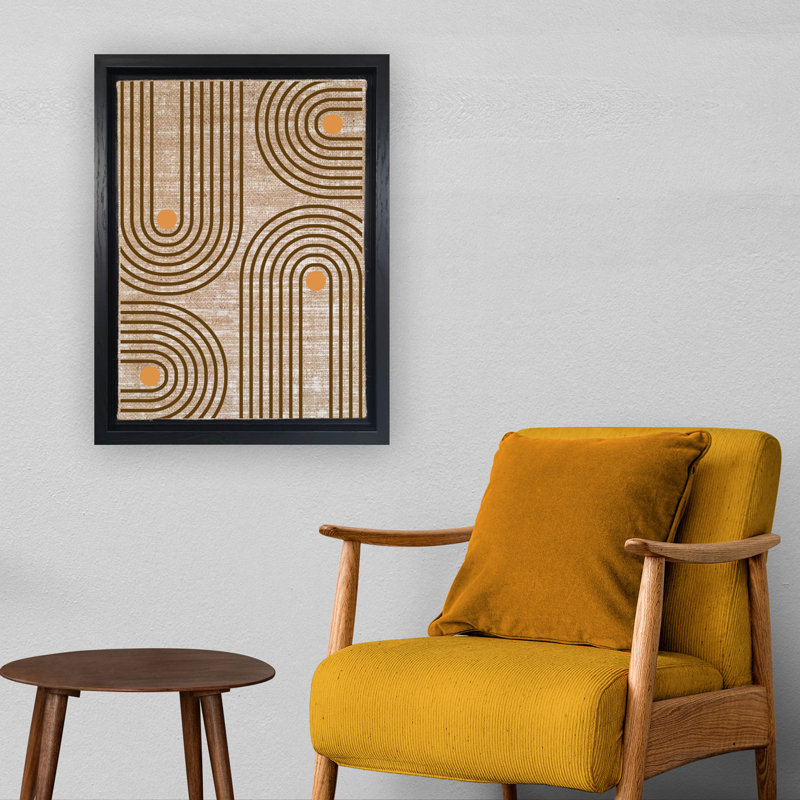 Peinture décorative sur toile, H 26 po x l 18,1 po, Noir
