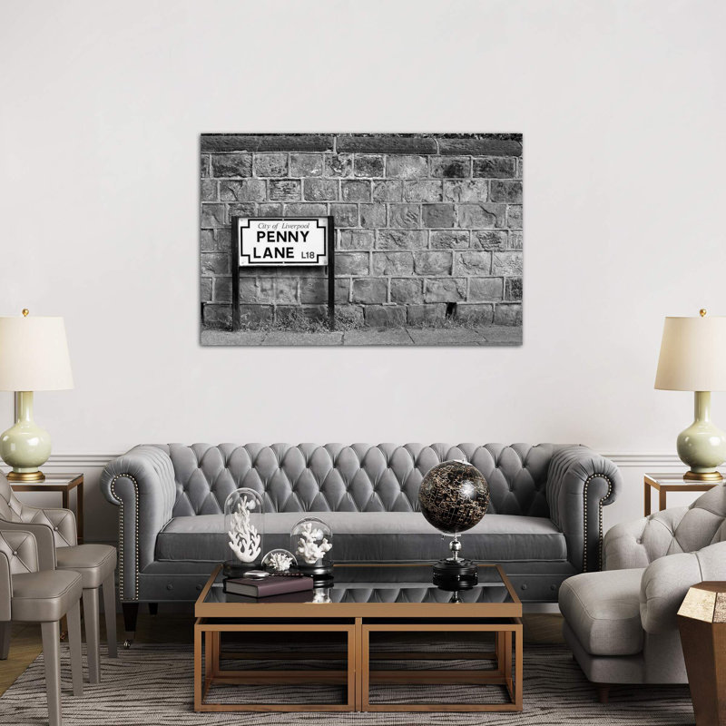 Penny Lane by Honeymoon Hotel - No Frame Print on Canvas, 152.5 cm H x 101.5 cm W