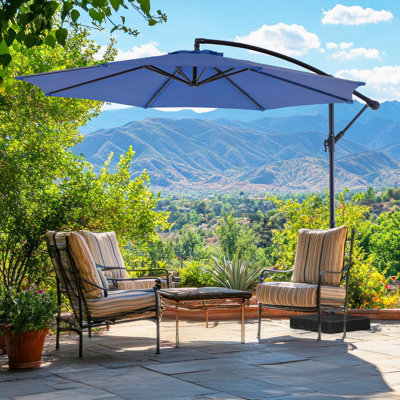 Parasol de patio en porte-à-faux 9,8pi