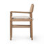 Hamlin Dining Armchair With Cushion-Double Twisted Paper Cord