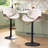 Swivel Adjustable Height Bar Stools Pu Leather Counter Stools With Bentwood Back For Bar, Kitchen And Dining Room-344969821-344063398