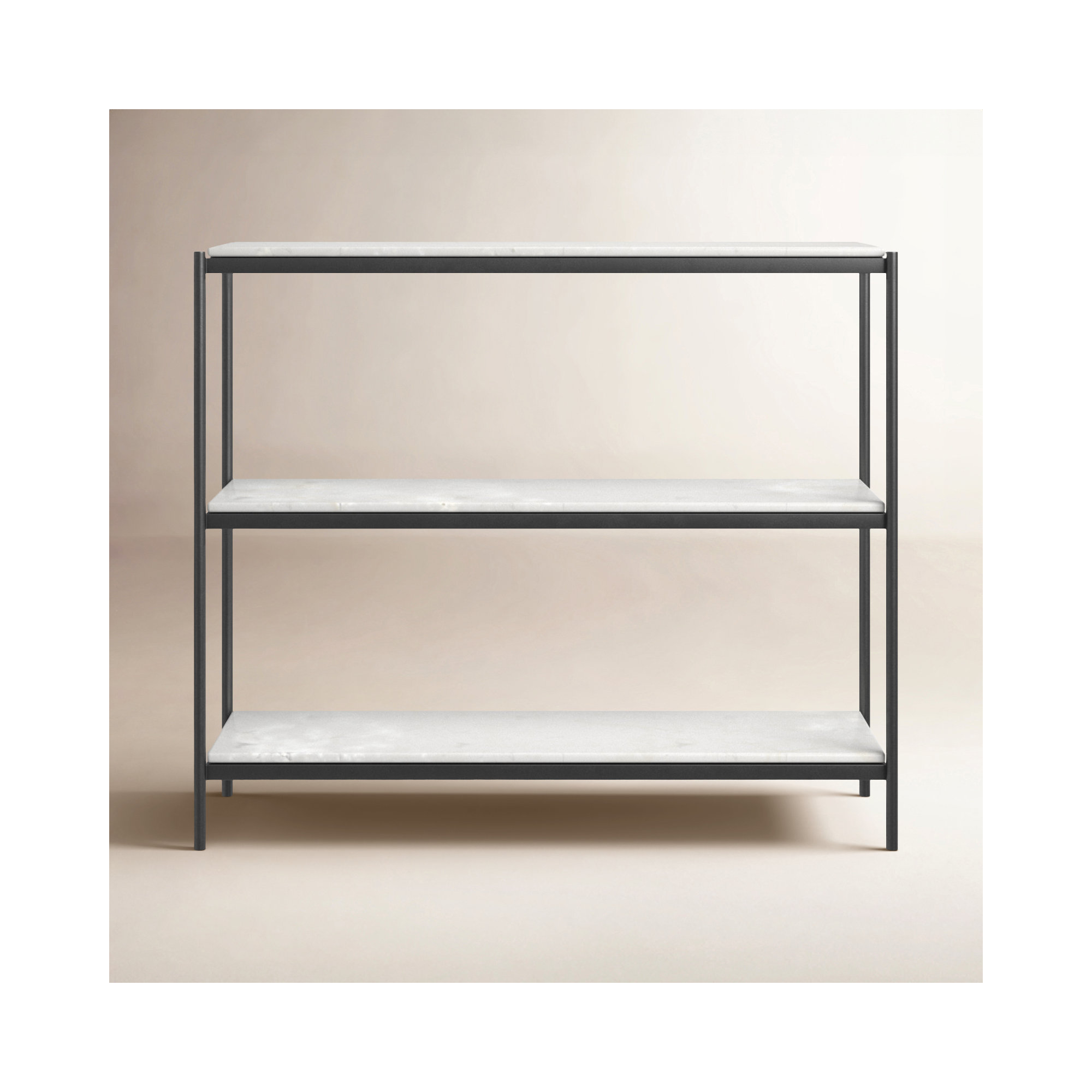 36'' Console Table, Hammered Gray