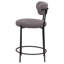 Ensemble de 2 chaises de comptoir rembourrées Boucle-125536619