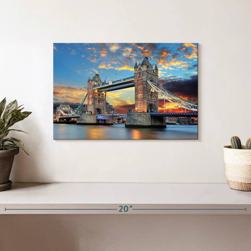 Hannes Tower Bridge de Londres, H 8 po x l 12 po