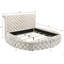 Lit de rangement en velours capitonné 1Pc-285995609