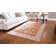 Kyte Floral Power Loom Area Rug in Rust/Red/Cream