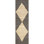 Tapis beige / brun crocheté à la main Lowman