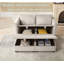 Causeuse modulaire avec repose-pieds double Calkins-100278781