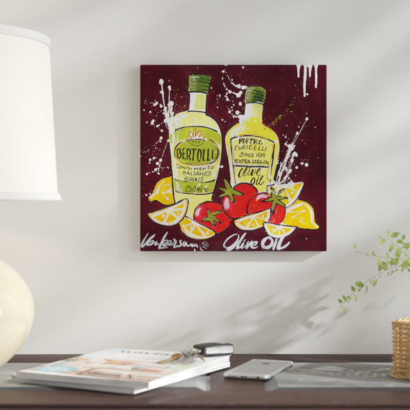 «Olive Oil», impression sur toile, H 48 po x l 48 po x P 1,5 po, Toile tendue, Pas de tapis