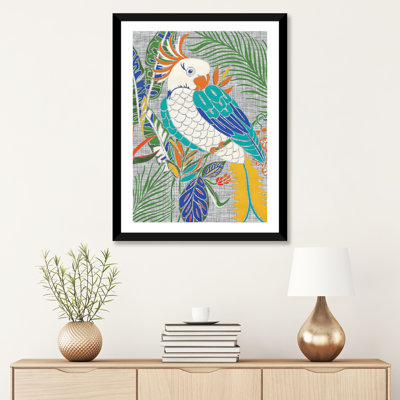 «Tropical Cockatoo» par Chariklia Zarris - impression d'art graphique
