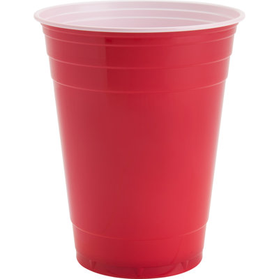 Tasse jetable en plastique