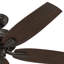 Ventilateur de plafond d'intérieur traditionnel à 5 pales 52 po Newsome-56420983