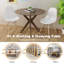 Harbaugh Round Solid Wood Base Dining Table