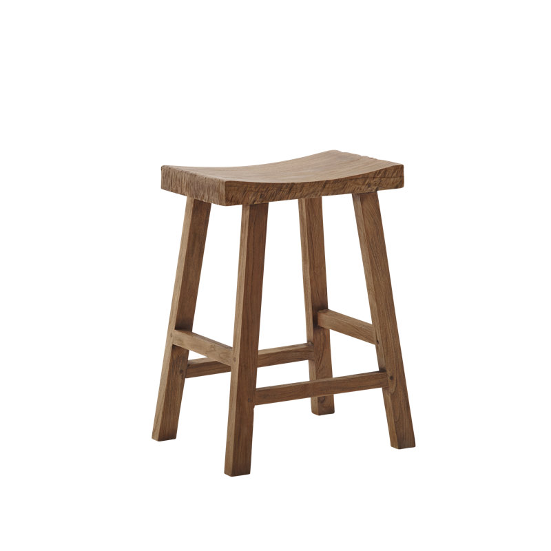 Jolet Charles Teak Counter Stool - Natural
