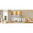 Loft Bed With Canopy, Led Lights & Book Shelf, Gray-1068987904-1068987905