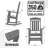 Oxing HDPE Outdoor Rocking Chair-1829223231