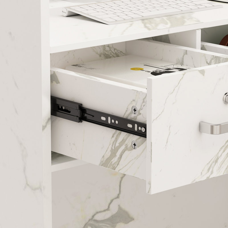 Bureau Dominika, Marbre blanc