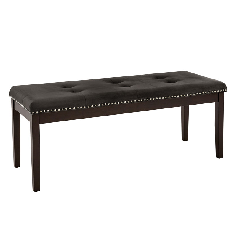 Banc rembourré Banford, Noir