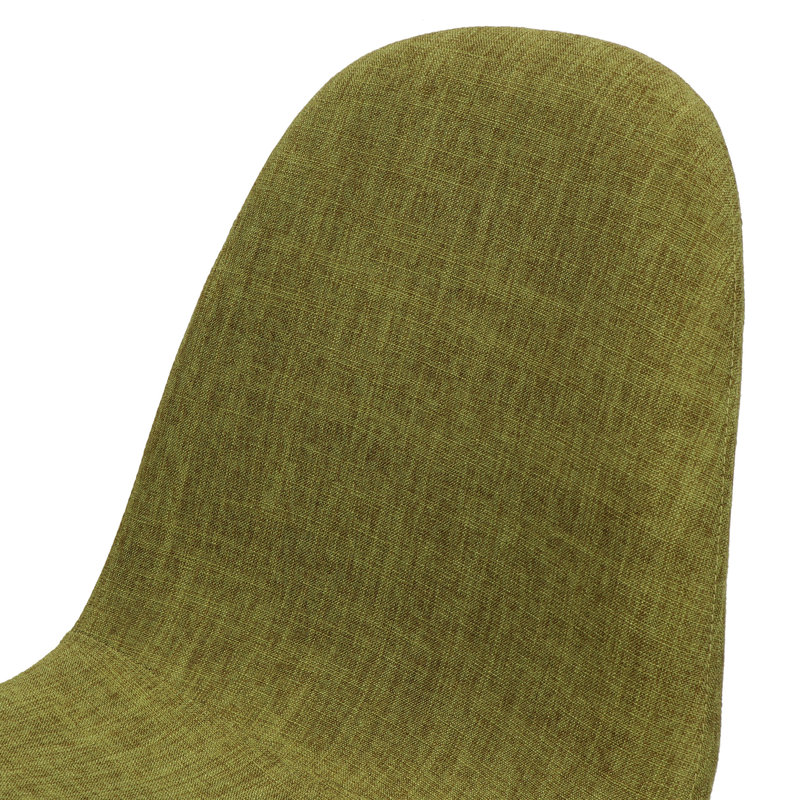 Dining Chair, Natural, Green