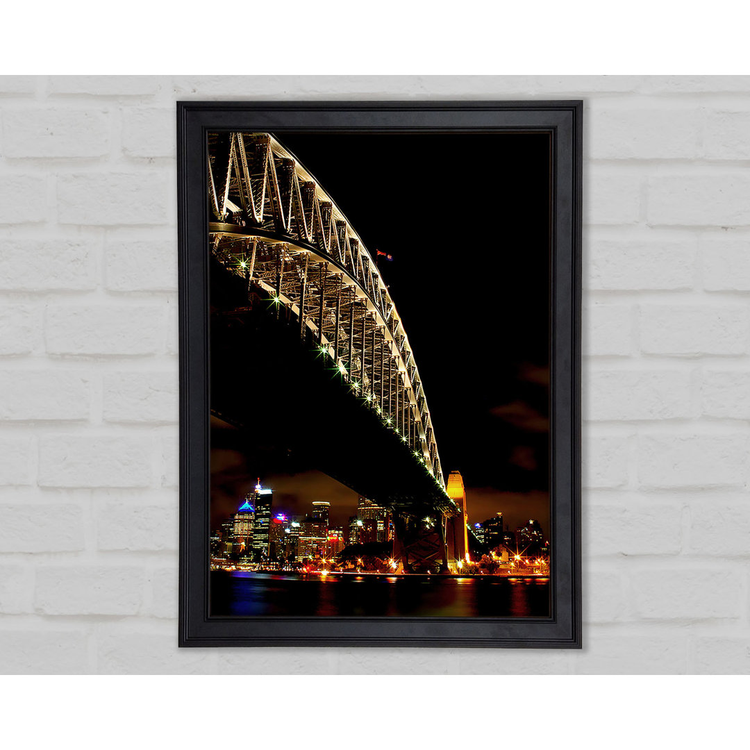 Sydney Harbour Bridge Brown Nights - Druck