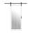Sliding Mirror Barn Door with Hardware Kit and Door Handle-102930468