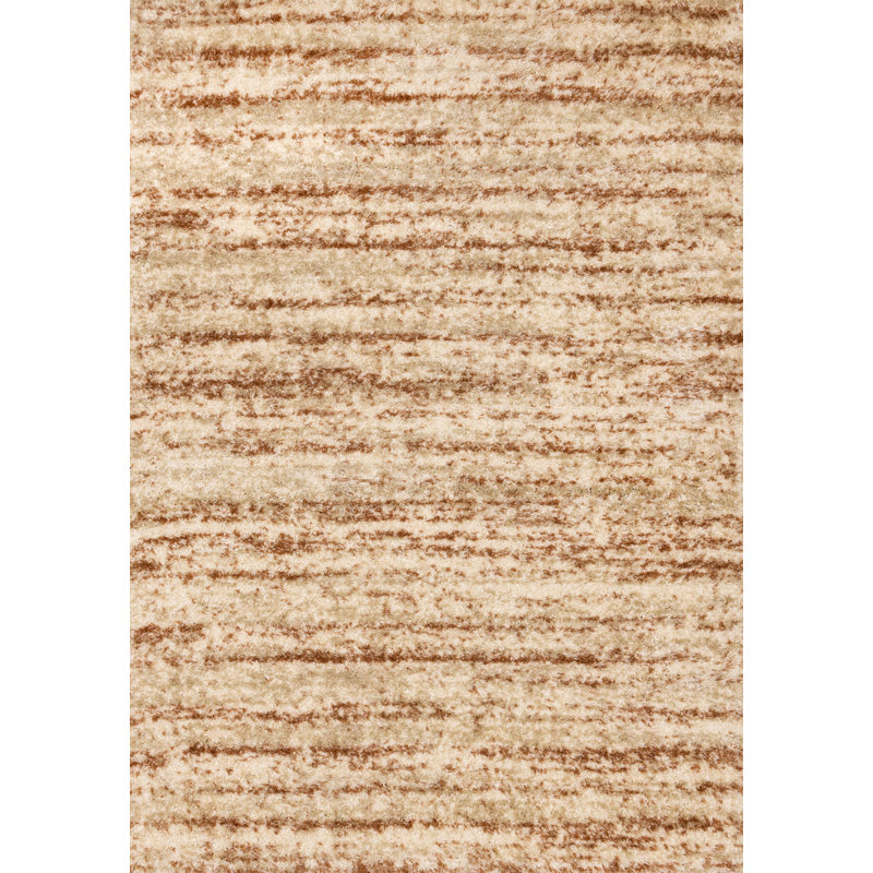 Tapis d'intérieur abstrait orange Jacylyn, Rectangle 7 pi 10 po x 10 pi 6 po