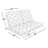 Amala Sunbrella® Indoor/Outdoor Loveseat Cushion-2126767671