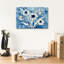 «Batik Flowers» par Shirley Novak, art mural sur toile-388708201