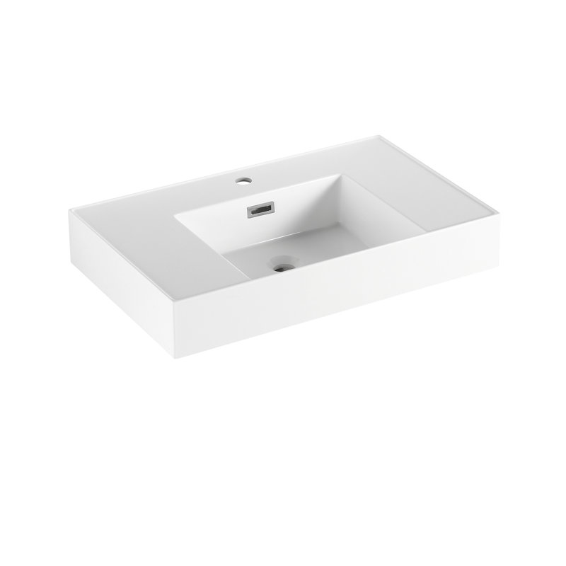 Bassin en résine pour meuble-lavabo
