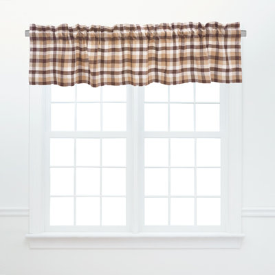 Dunmore Plaid Plaid 72" Window Valance