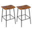 Camryn Upholstered Bar Stool with Iron Frame-1155396726