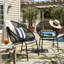 Ensemble de 2 chaises d'extérieur en rotin pour le jardin, la piscine et la cour-807119654