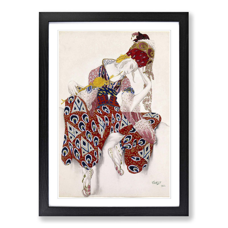 Leon Bakst - Single Picture Frame Painting, Black