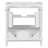 30" Bathroom Vanity Without Sink, Base Only, Multi-Functional Bathroom Cabinet With Doors And Drawer, Solid Frame And MDF Board, White-1599814291